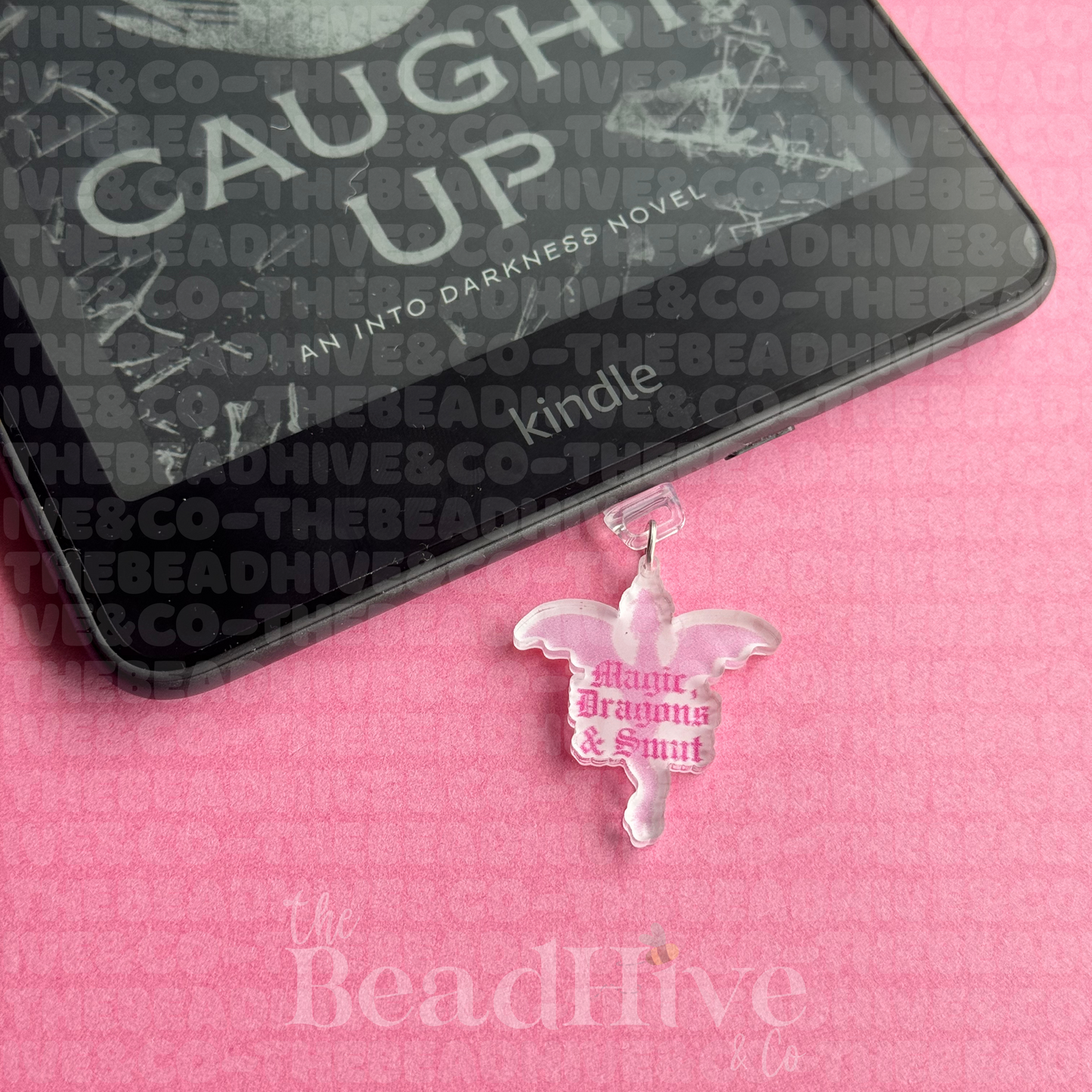 "Magic, Dragons & Smut" Dust Plug Charm (One-Sided)
