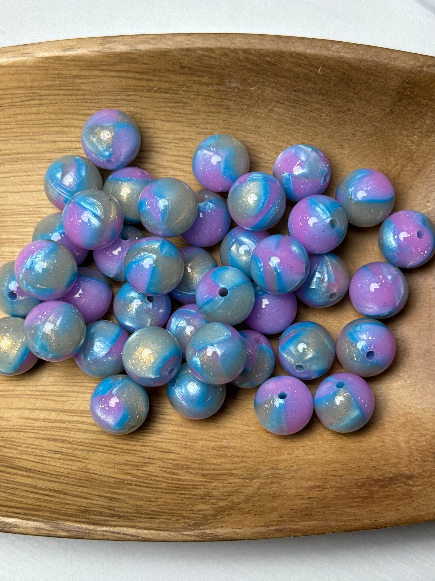 Galaxy Swirl 15mm Super Glitter