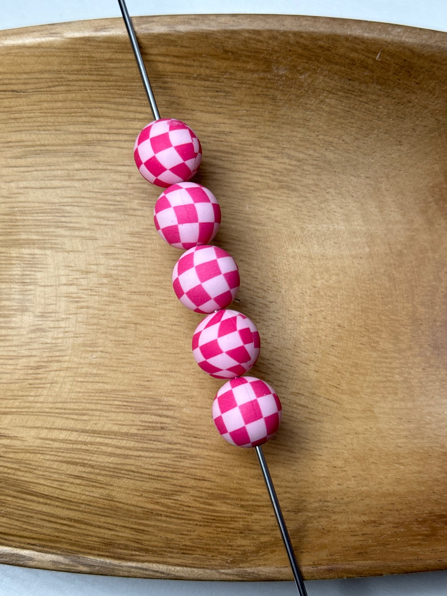 Pink on Pink Exclusive Murphy Check 15mm Print