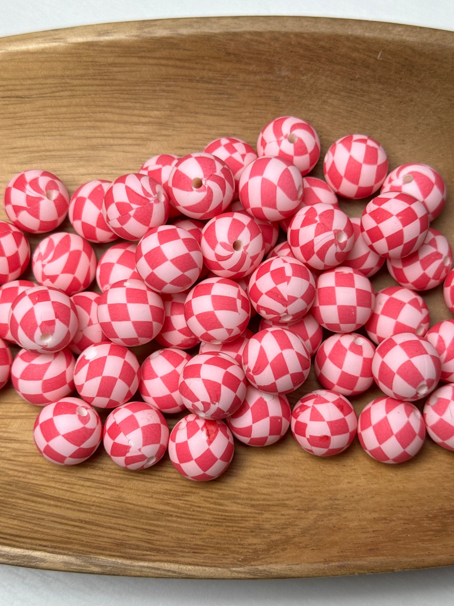 Pink on Pink Exclusive Murphy Check 15mm Print