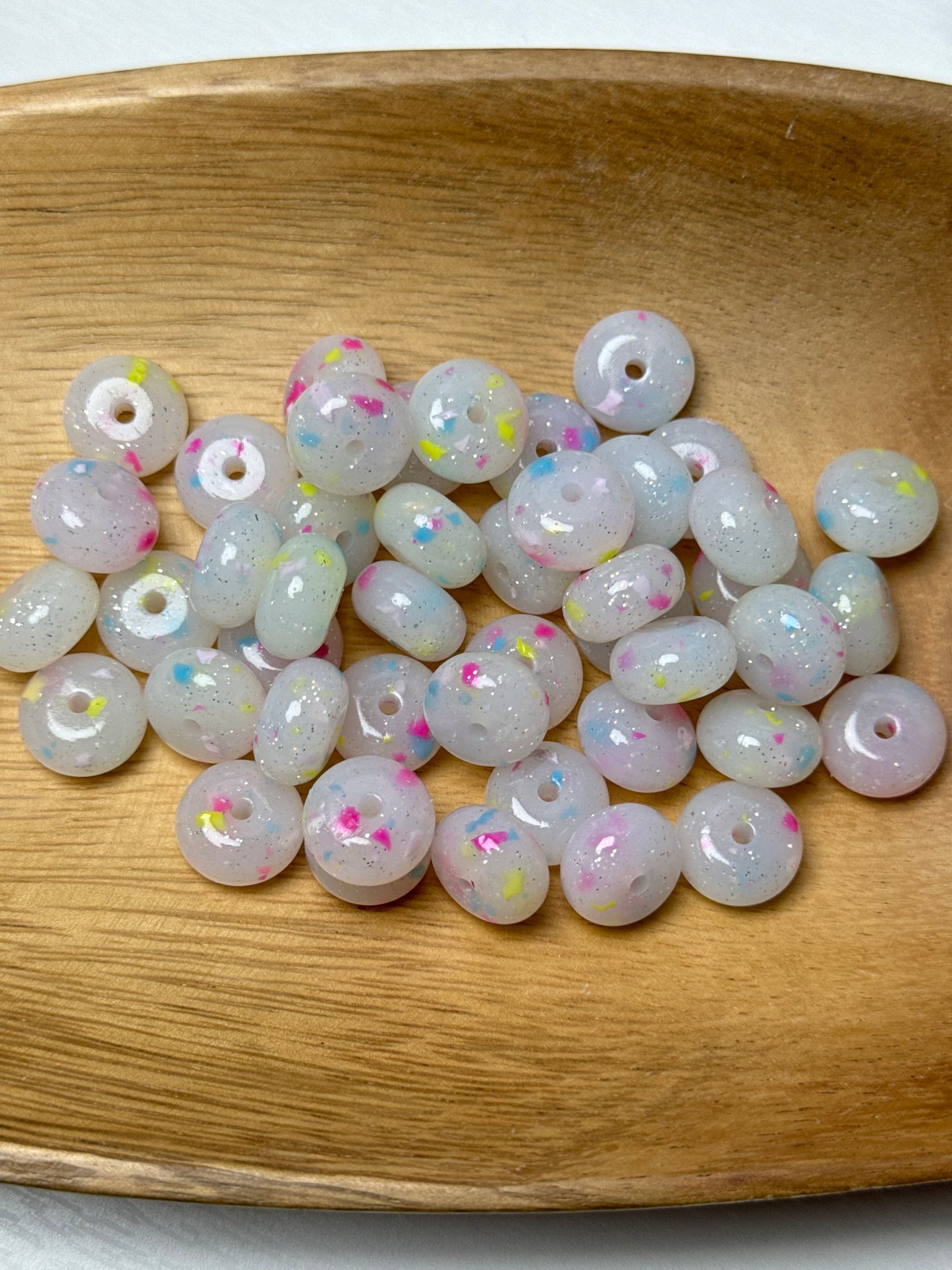 Neon Sparkle 14mm Super Glitter Abacus