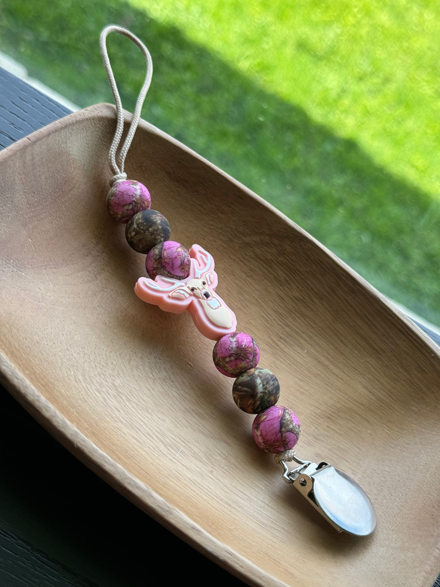 Hunting Season Pacifier Clip