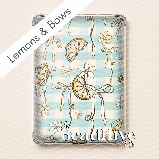EReader Insert - "Lemons & Bows"