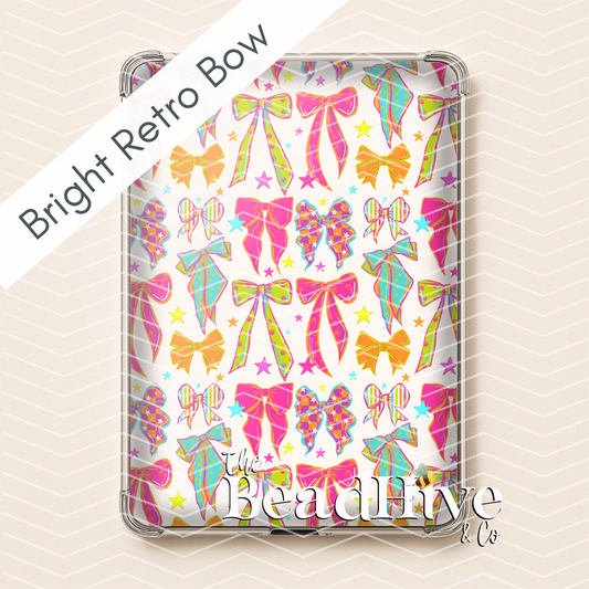 EReader Insert - "Bright Retro Bow"
