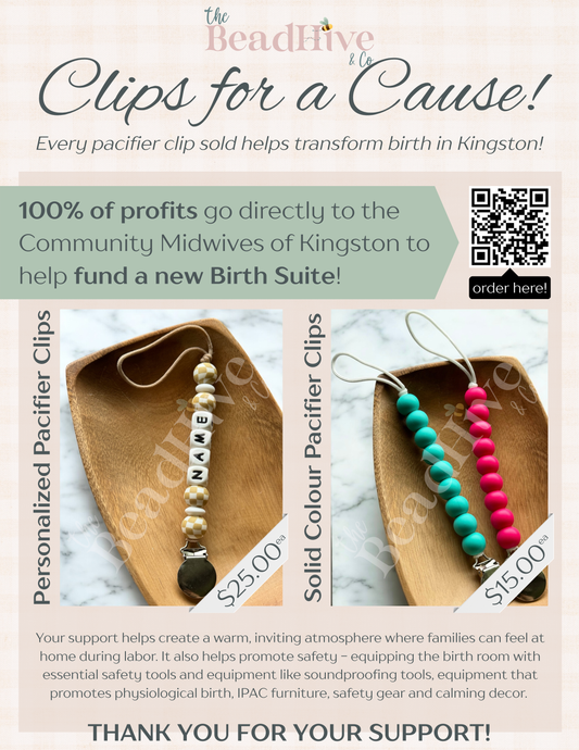 Clips for a Cause: CMK Fundraiser Pacifier Clips
