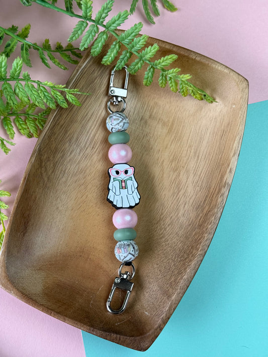 Bookish Ghostie Girl - E-Reader Straps (Interchangeable)