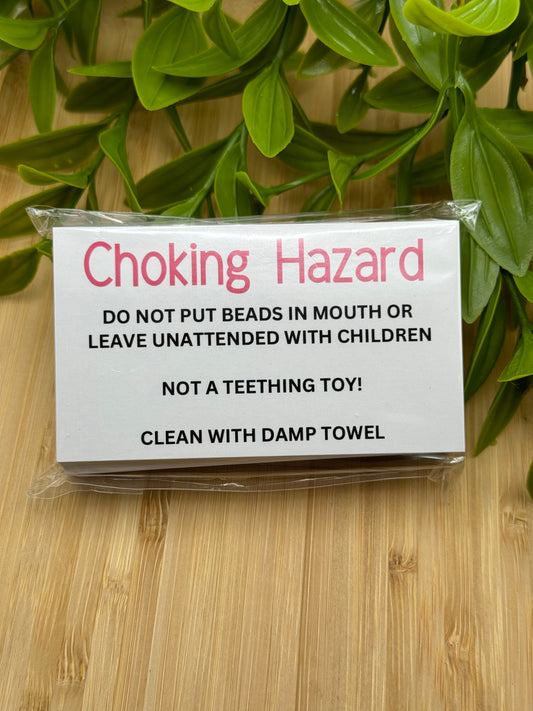 "Choking Hazard" Product Card Inserts (Pack of 50)